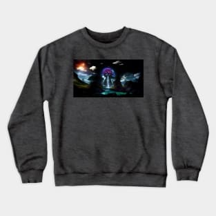 Tree of Life Fantasy Art Crewneck Sweatshirt